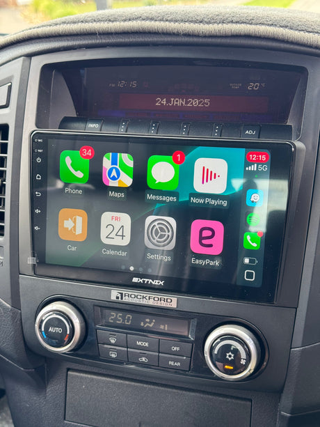 Extnix Mitsubishi Pajero Head unit upgrade