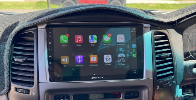 Upgrade Toyota LC100 Series Android Auto infotainment system