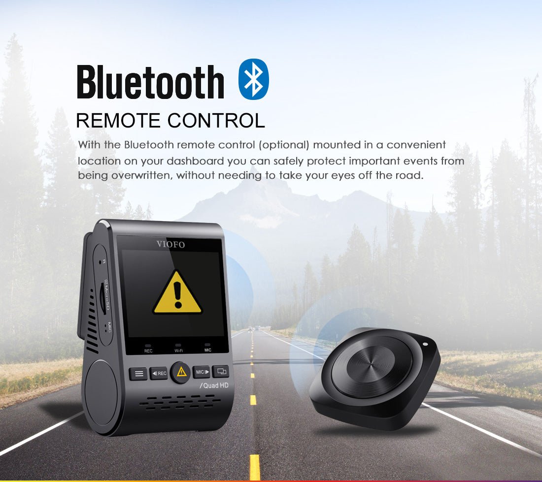 Viofo A129 Plus Duo Dual Channel Dash Cam - Front 2K 1440P & Rear 1080P with Wi - Fi & GPS - EXTNIX