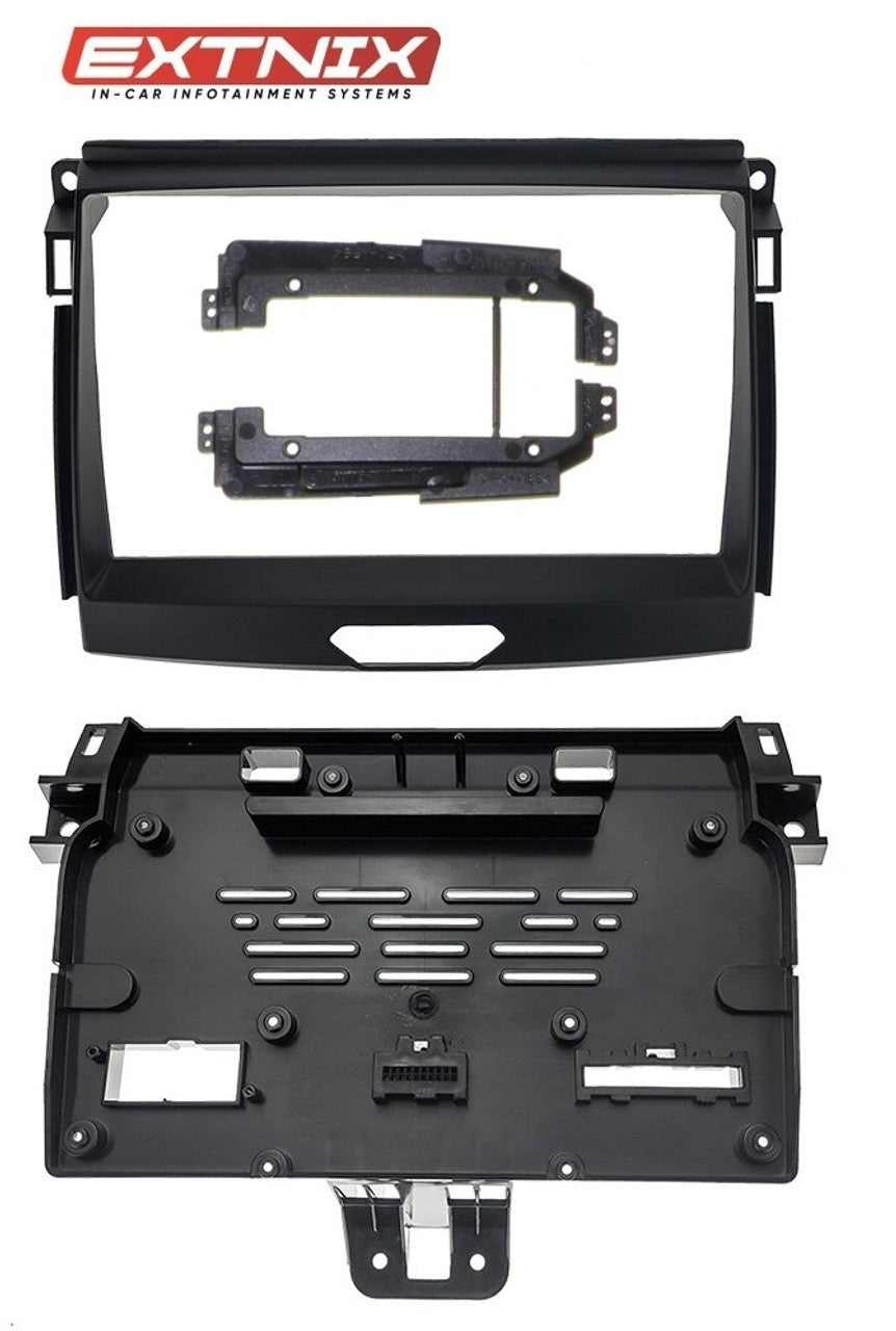 Extnix Ford Ranger PX2 2015+ 9" Big Screen Dashboard Fitting Panel Frame Kit Android Headunit - EXTNIX