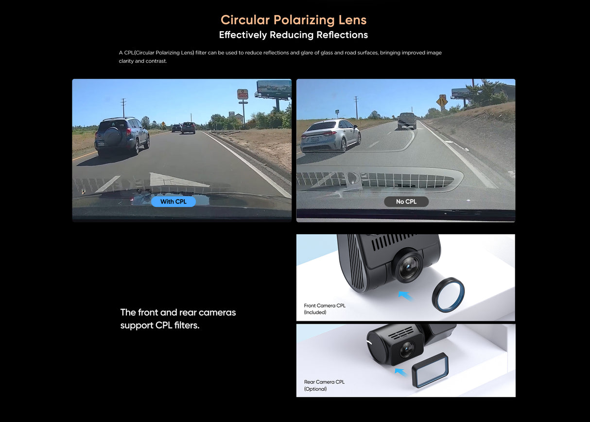 VIOFO A329S 2CH 4K 60FPS Front and 2K Rear Dash Cam HDR with Sony STARVIS 2