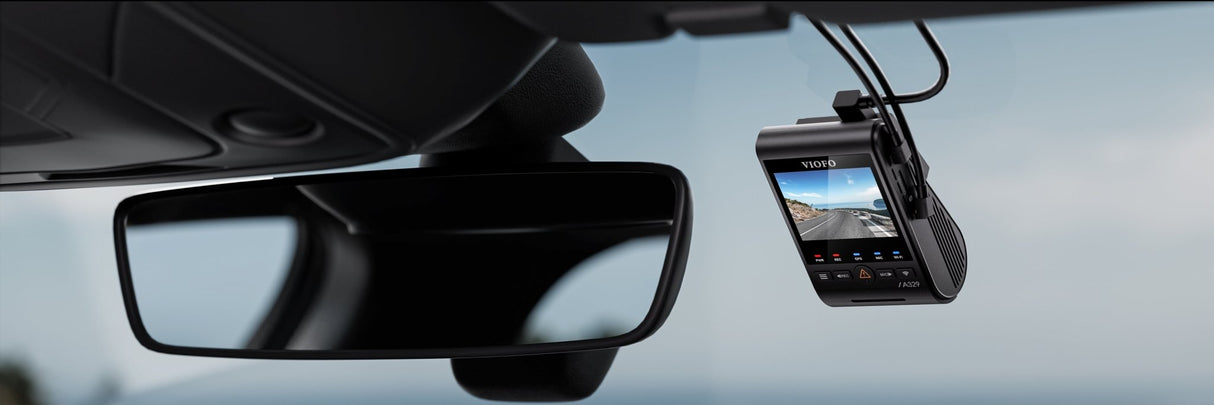 VIOFO A329S 3CH 4K 60FPS Front, 2K Rear and in Cabin Dash Cam HDR with Sony STARVIS 2 for Ride Share - EXTNIX