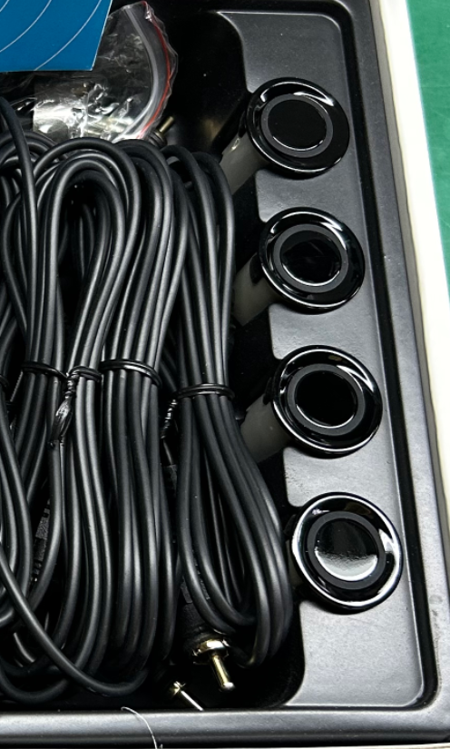 Extnix EPS4WFGB Wireless Front Parking Sensor Kit With LCD Display Gloss Black