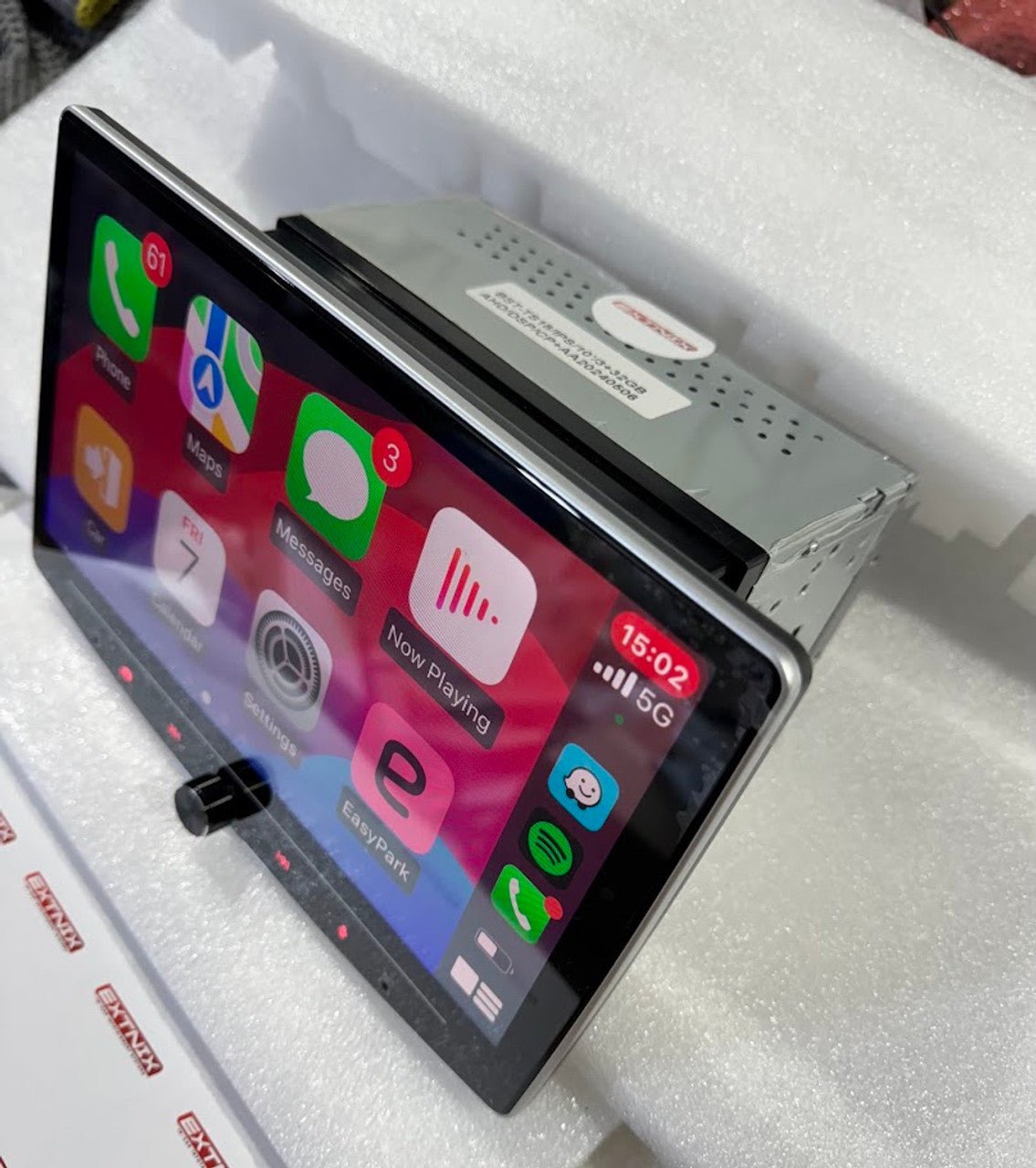 EXTNIX Universal 10" Rotatable Touch Screen Apple CarPlay Android Auto Infotainment System - EXTNIX
