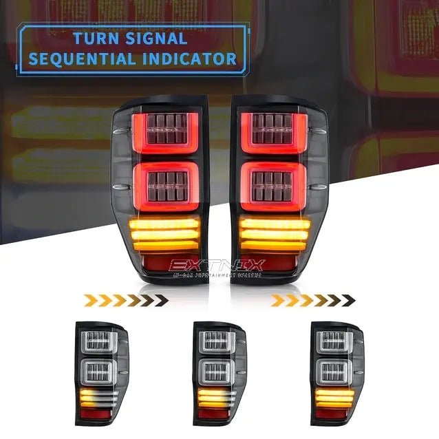 Extnix LED Tail lights for Ford Ranger PX PX2 PX3 2012 - 2022 - EXTNIX