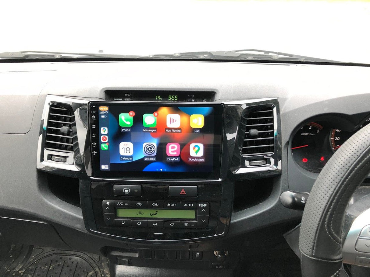 Premium Wireless Apple Carplay Head unit Upgrade to suit Toyota Hilux N70 | Extnix - EXTNIX
