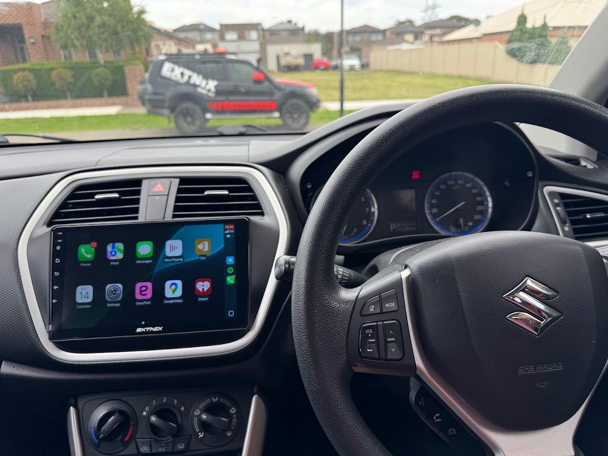 EXTNIX Suzuki S - Cross Wireless Apple Carplay Android Auto Infotainment System - EXTNIX