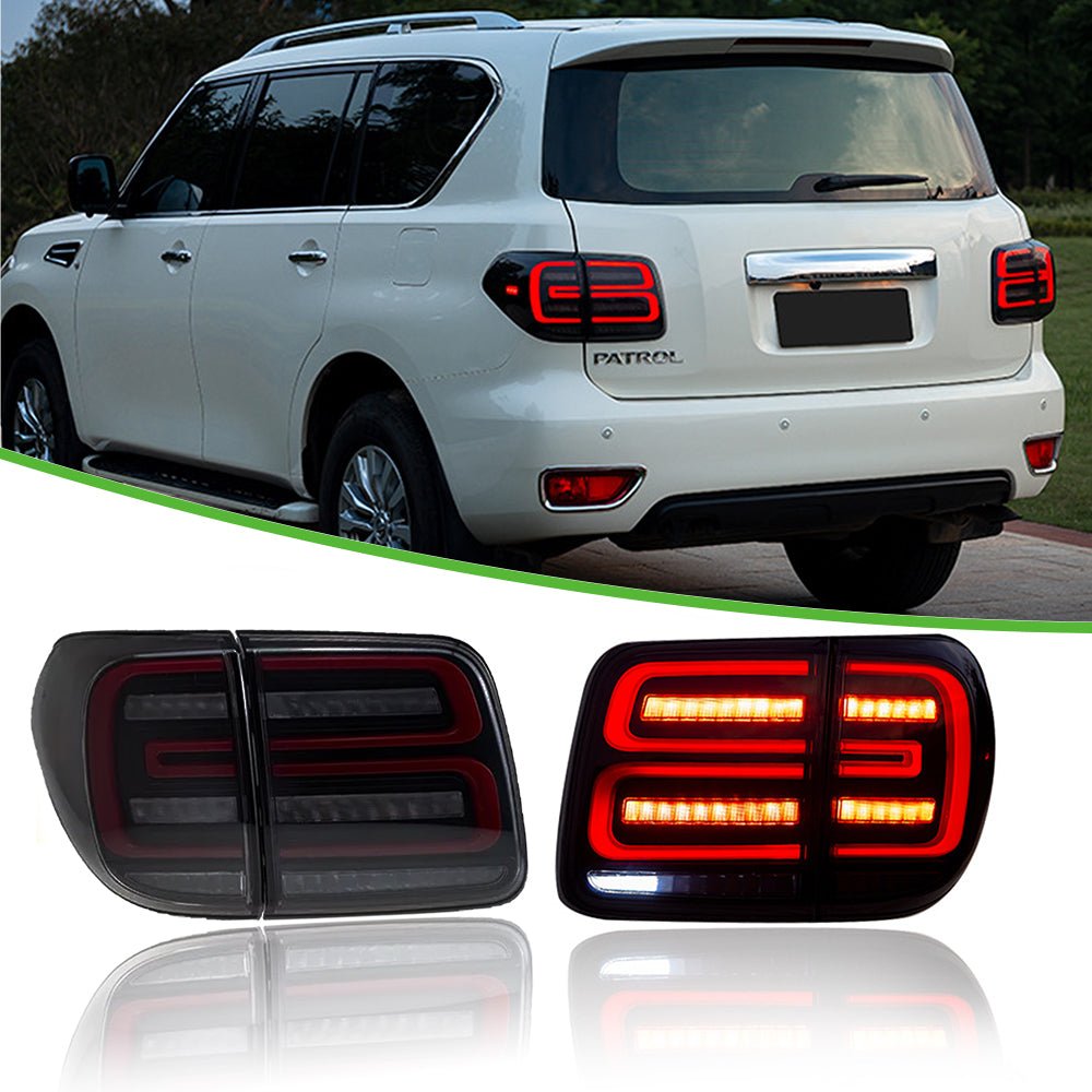 Extnix LED Tail lights for Nissan Patrol Y62 Series 1 - 4 Wagon 2013 - 2019 - EXTNIX