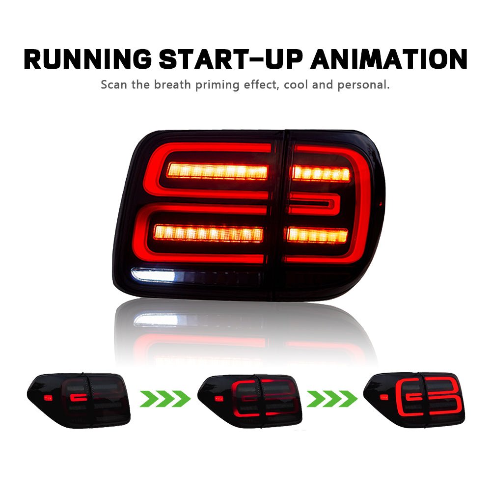 Extnix LED Tail lights for Nissan Patrol Y62 Series 1 - 4 Wagon 2013 - 2019 - EXTNIX