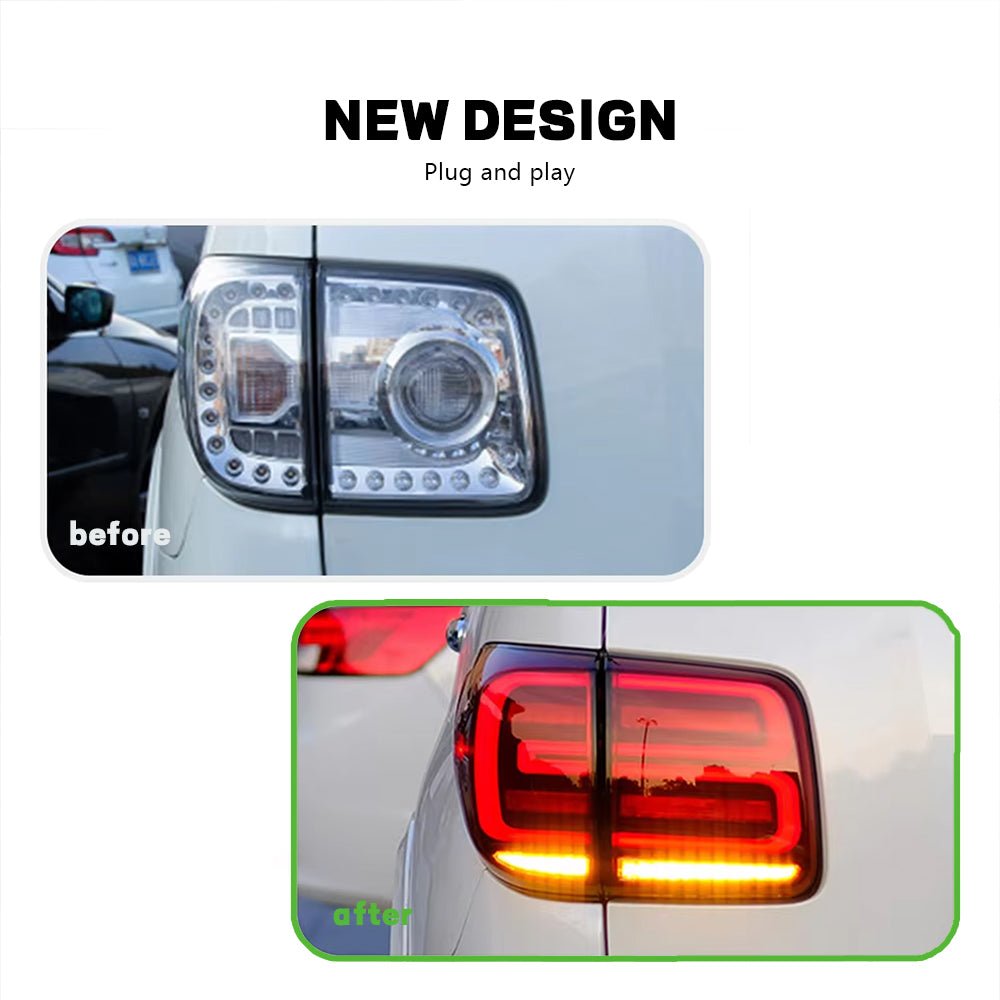 Extnix LED Tail lights for Nissan Patrol Y62 Series 1 - 4 Wagon 2013 - 2019 - EXTNIX