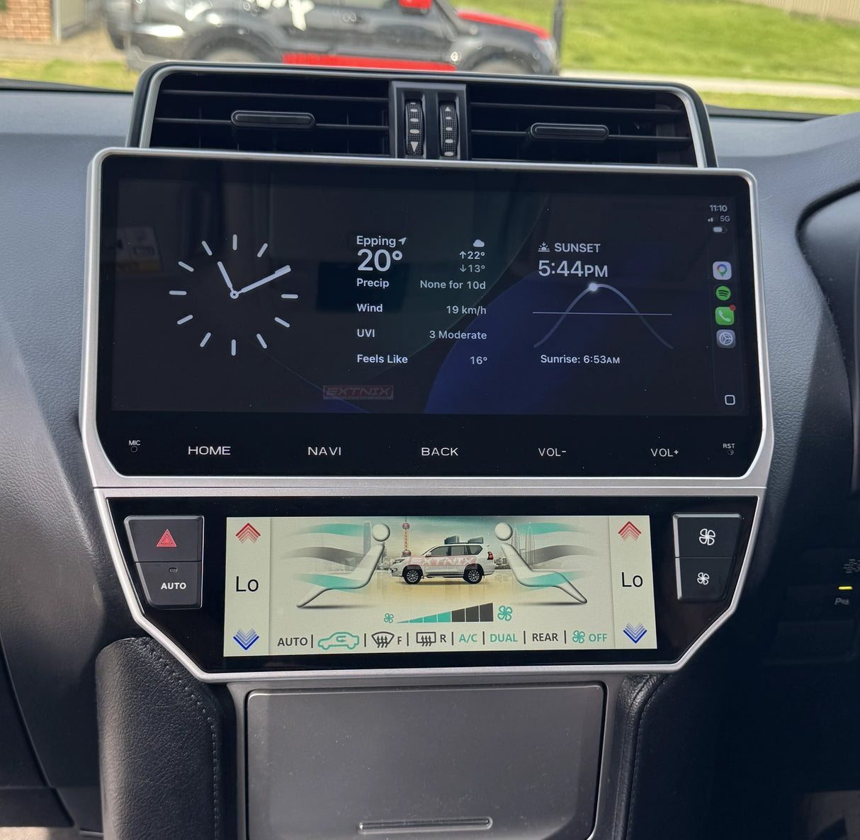 Extnix Custom Toyota LandCruiser Prado 150 12.3" Head Unit | Wireless CarPlay & Android Auto (2018–2023) - EXTNIX