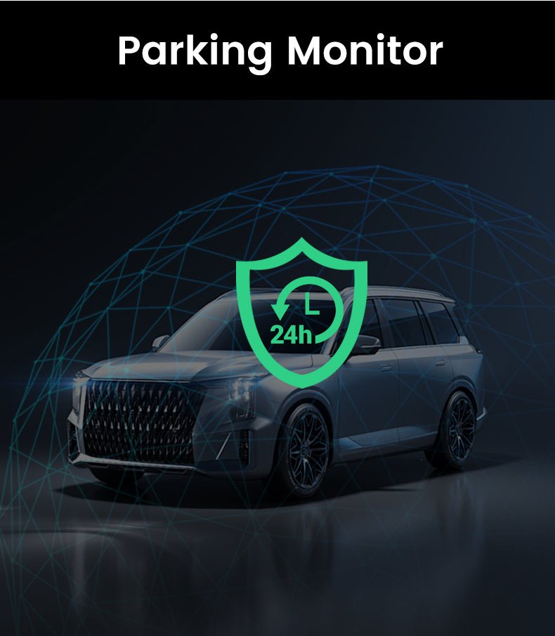 Extnix Dash Camera 2CH 4K Front + 2K Rear DashCam with GPS Positoning, Parking Mode and Hardwire Kit - EXTNIX
