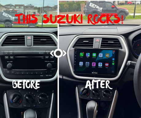 EXTNIX Suzuki S-Cross Wireless Apple Carplay Android Auto Infotainment System