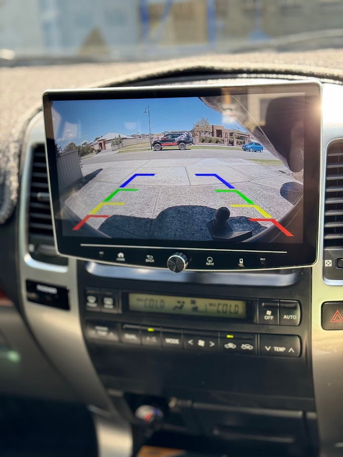 EXTNIX Universal 10" Rotatable Touch Screen Apple CarPlay Android Auto Infotainment System