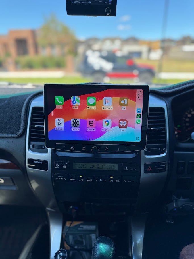 EXTNIX Universal 10" Rotatable Touch Screen Apple CarPlay Android Auto Infotainment System - EXTNIX