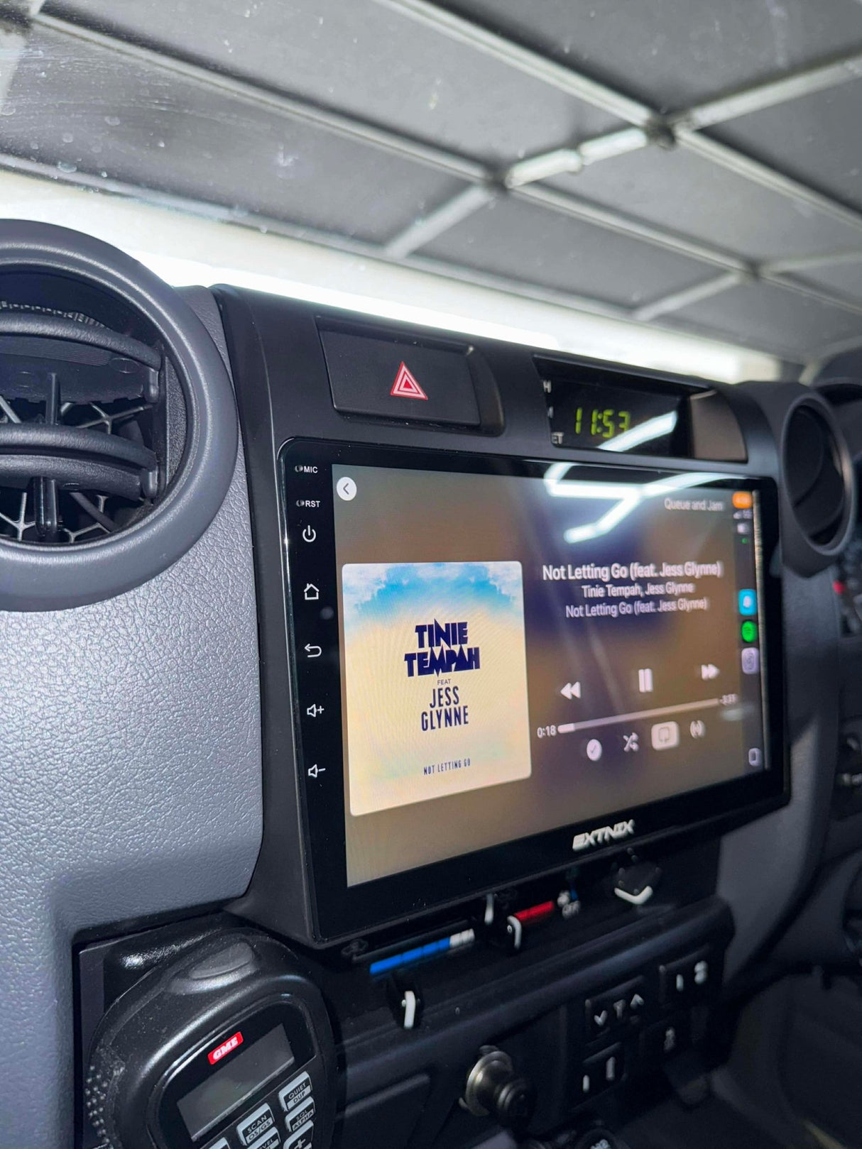 Premium Wireless CarPlay Android Auto Head Unit to suit Toyota LandCruiser 70 Series 9" QLED | Extnix - EXTNIX
