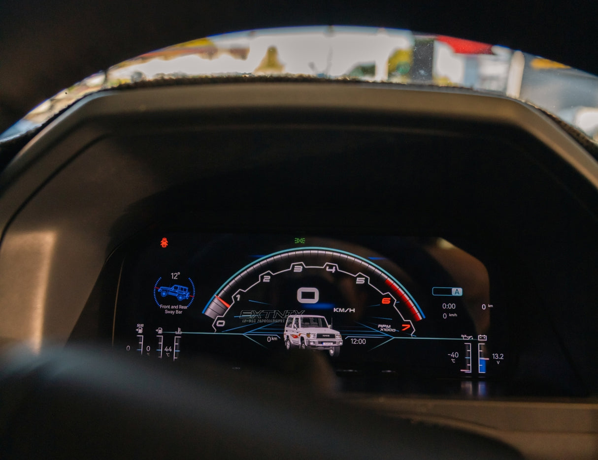 Digital Dash to suit 79 Series Landcruiser - 70 Series, 78 Series, 76 Series 2010 - 2023