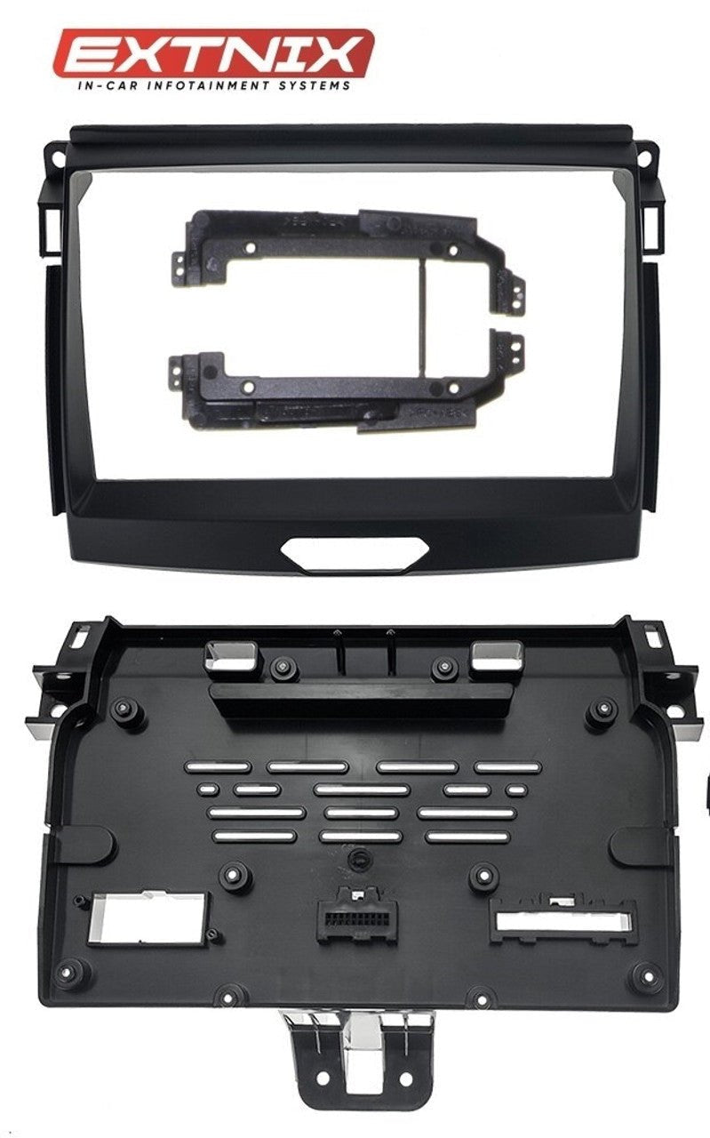 Extnix Ford Ranger PX2 2015+ Fascia Frame Kit for 9” Android Headunit System - EXTNIX