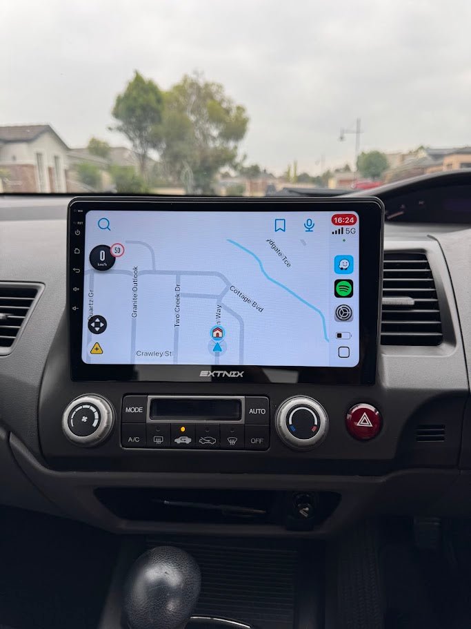 Extnix Wireless Carplay Android Auto Infotainment System Headunit for Honda Civic 2006 - 2011 Sedan - EXTNIX