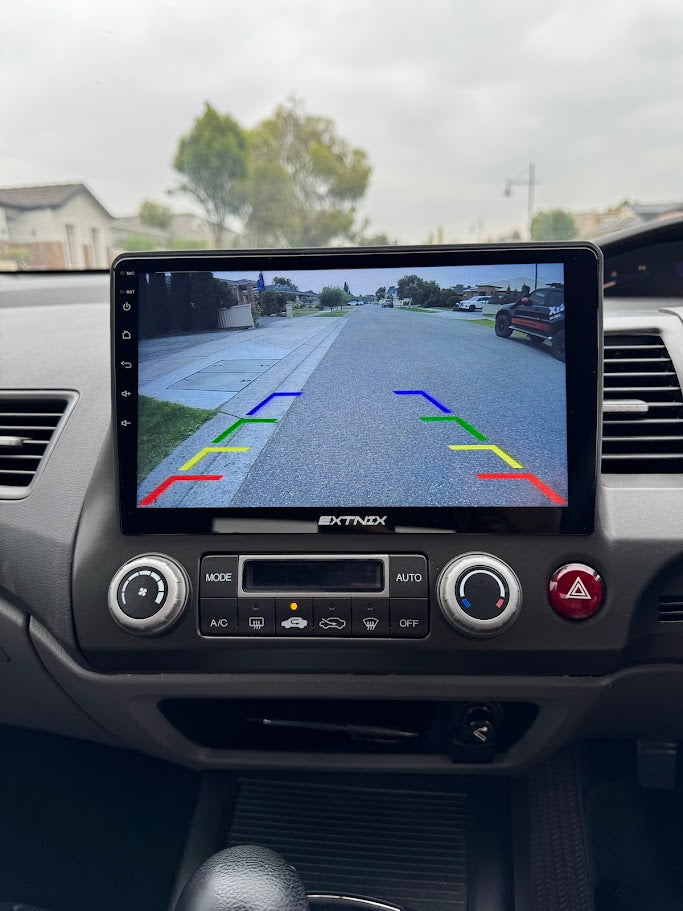 Extnix Headunit for Honda Civic reverse camera mode