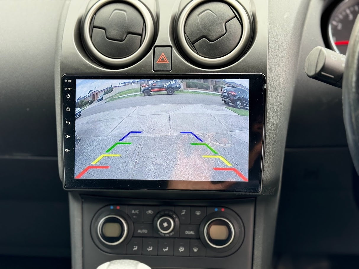 Extnix Infortainment system wireless carplay upgrade for Nissan Dualis J10 720p Reverse Camera mode