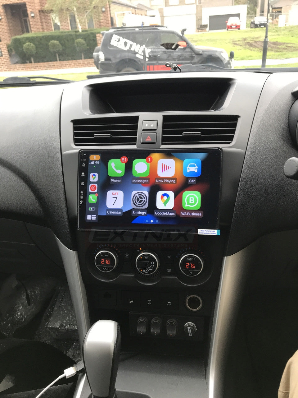 Extnix Mazda BT50 UP 2011 - 2015 Infotainment system with wirless apple carplay upgrade