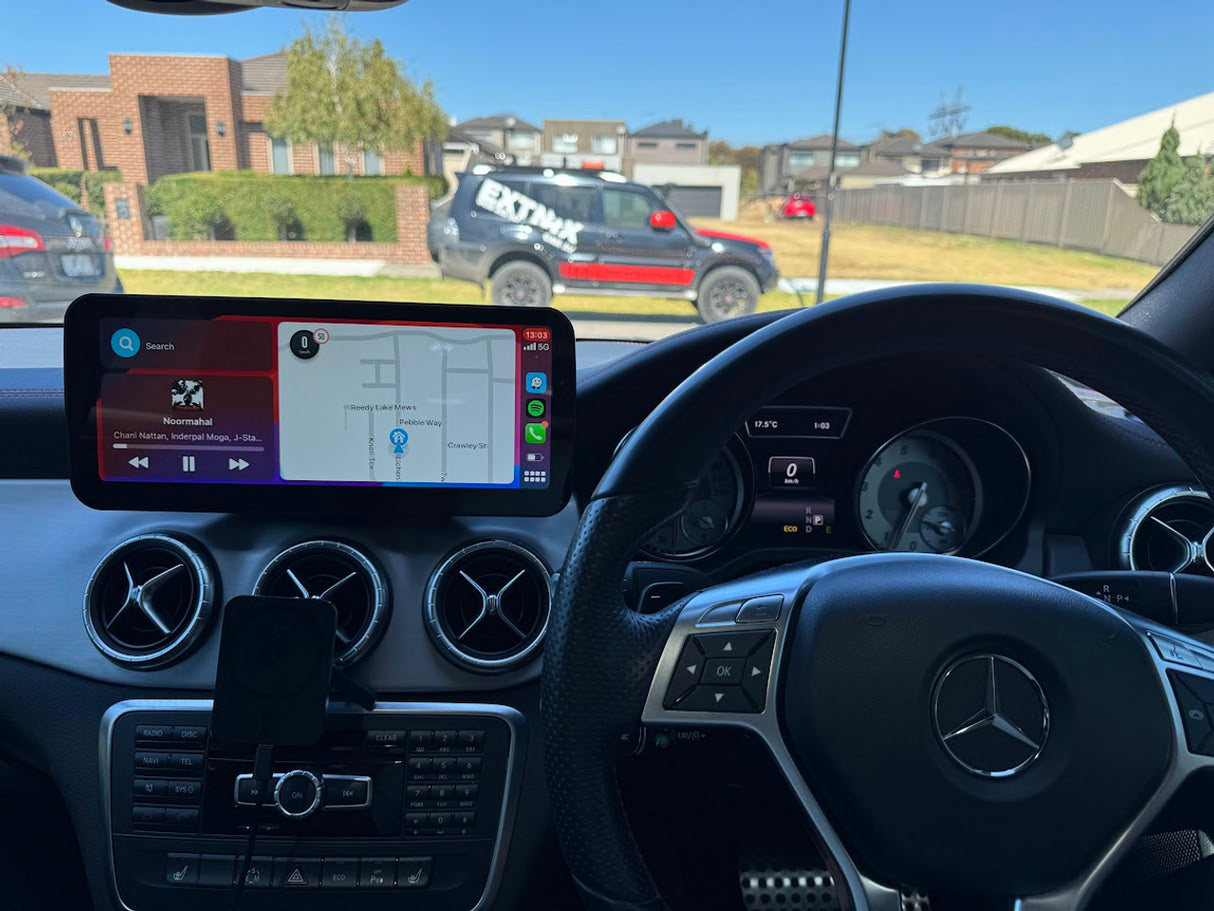 Extnix Mercedes Benz A Class W176 Wireless Carplay Headunit system split screen