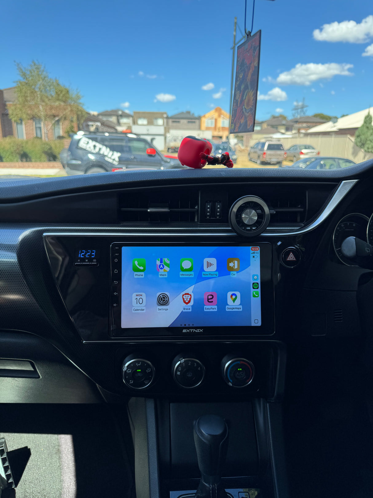 Extnix Wireless Apple Carplay Android Auto Infotainment System for Toyota Corolla Hatch 2014-2018