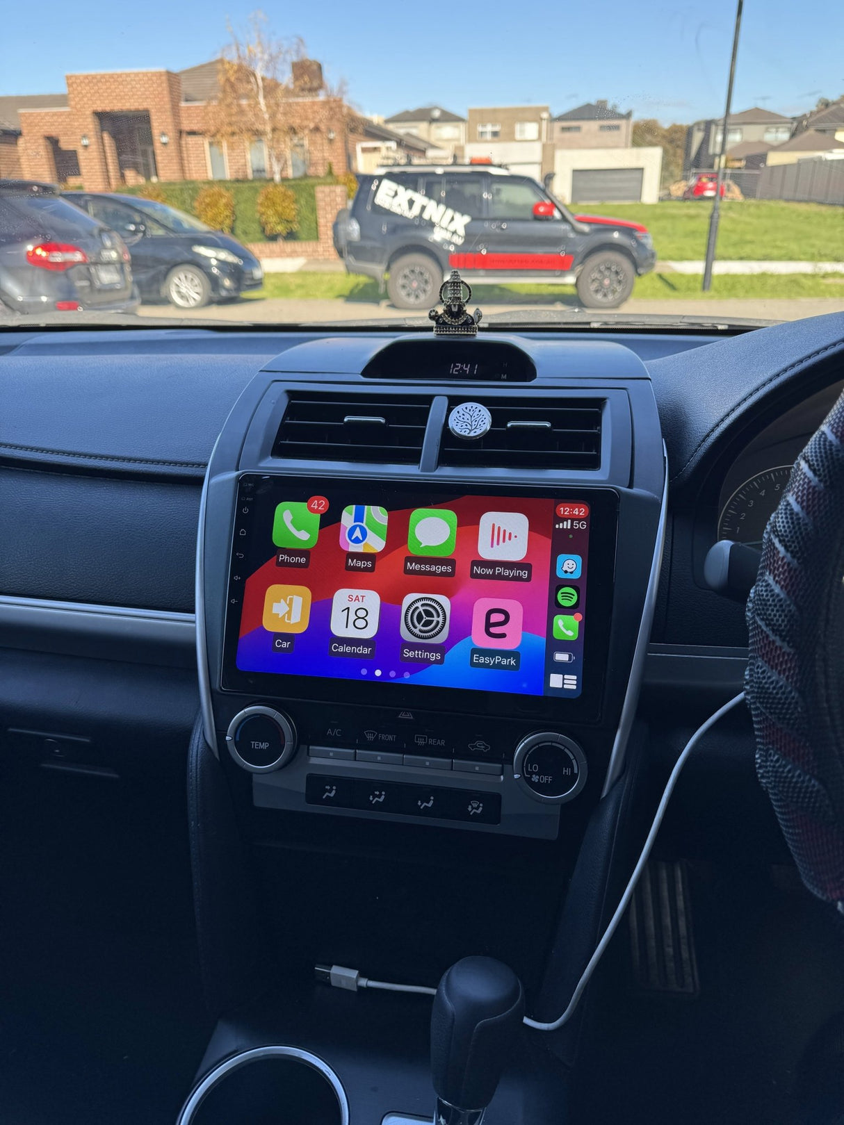 Extnix Wireless Apple Carplay Android Auto Infotainment System Upgrade for Toyota Camry 2012 - 2017 - EXTNIX