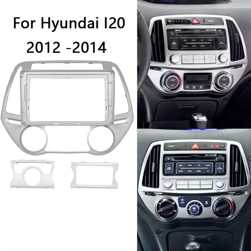 EXTNIX 9 Inch Fascia Dash Plate Panel For Hyundai i20 2012 - 2015 - EXTNIX