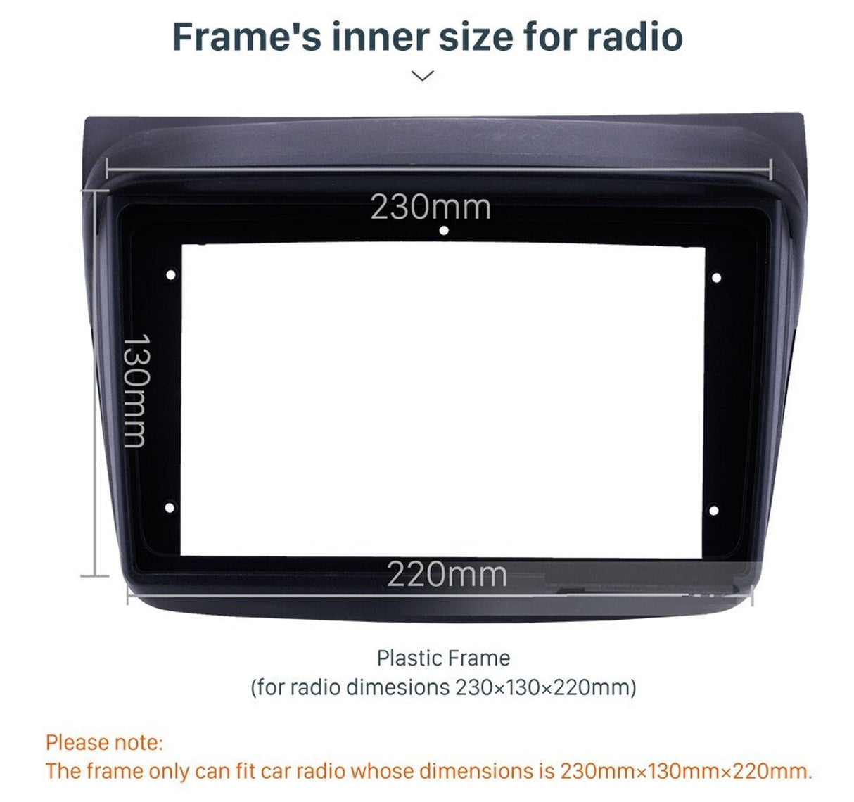 EXTNIX Mitsubishi Triton ML MN 2006 - 2015 Fascia Frame for 9” Android Systems - EXTNIX