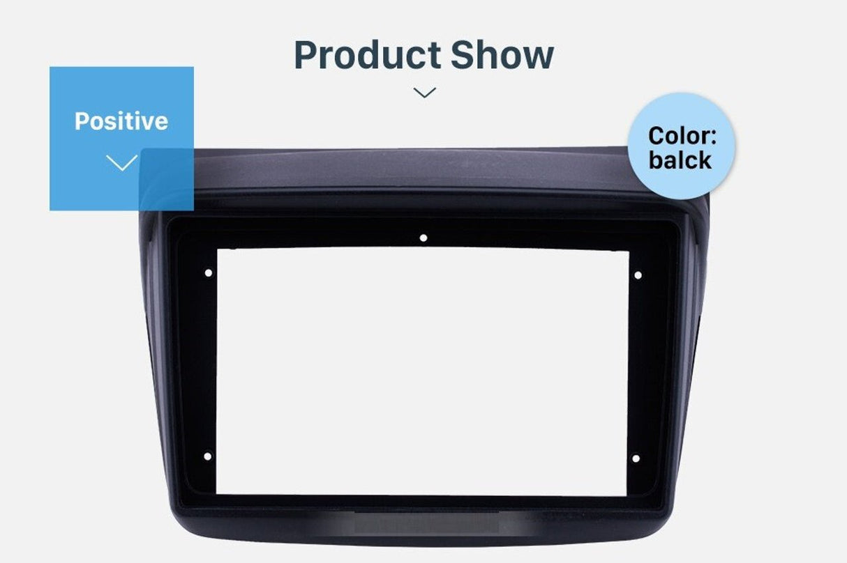 EXTNIX Mitsubishi Triton ML MN 2006 - 2015 Fascia Frame for 9” Android Systems - EXTNIX
