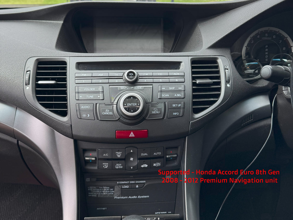 Extnix Honda Accord Euro (2008-2012) Plug & Play Wireless Apple CarPlay & Android Auto