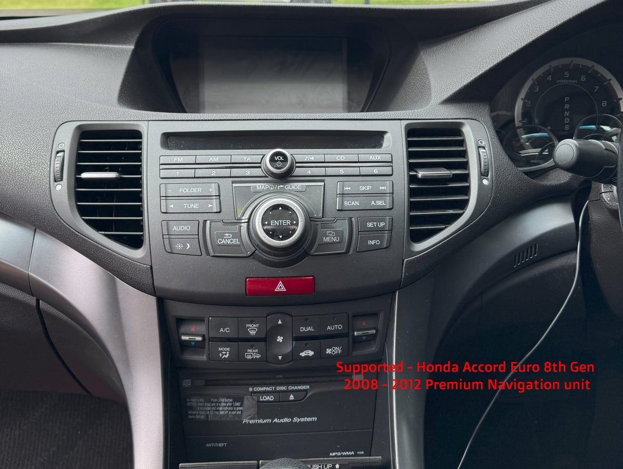 Extnix Honda Accord Euro (2008 - 2012) Plug & Play Wireless Apple CarPlay & Android Auto - EXTNIX