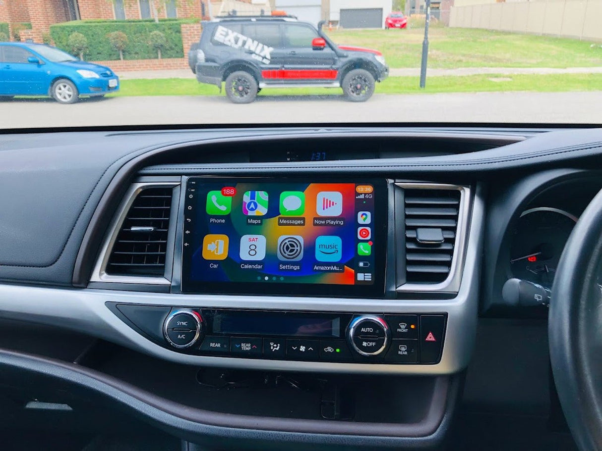 Wireless Apple CarPlay Android Auto Head Unit Upgrade suits Toyota Kluger 2015 - 2019 GX GXL | Extnix - EXTNIX