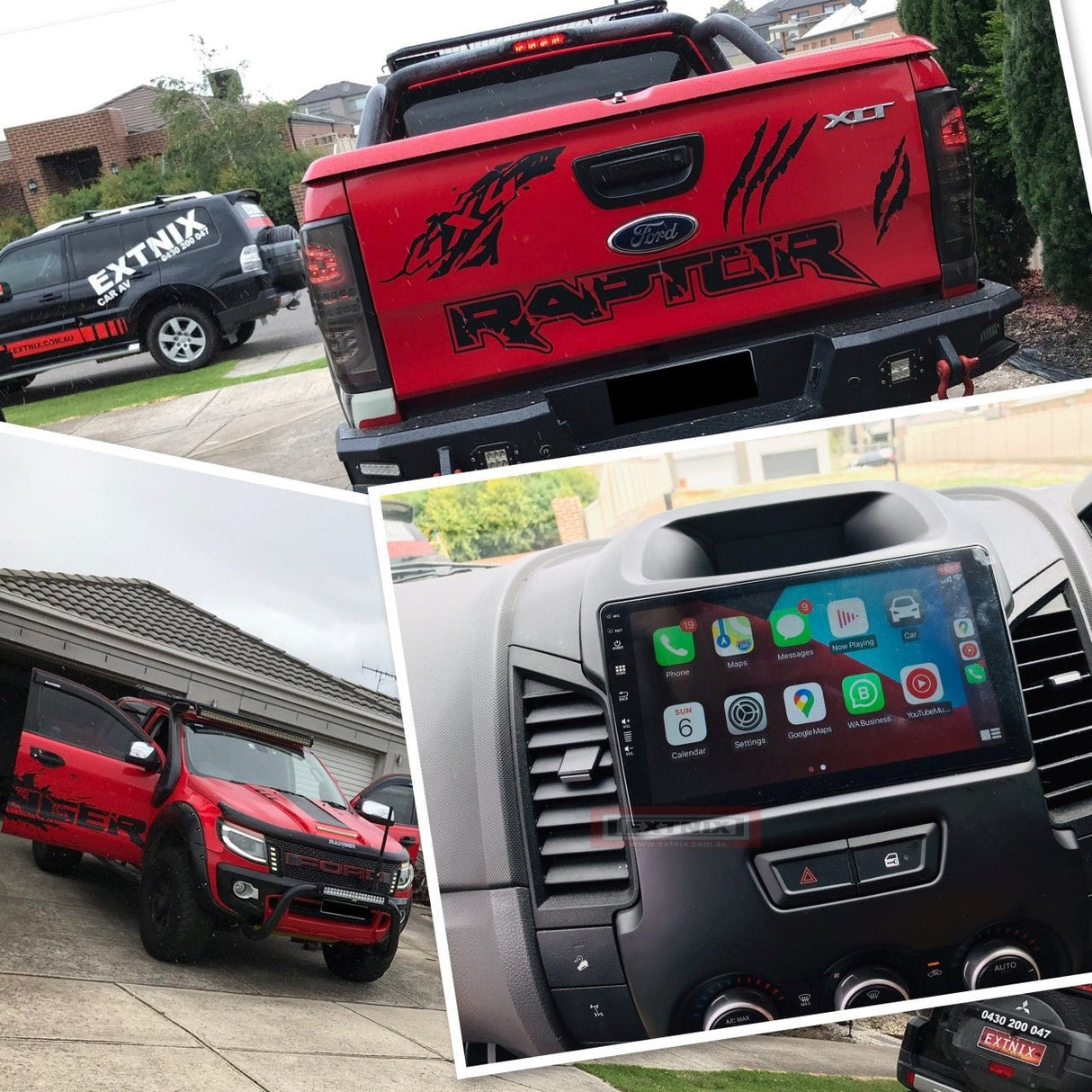 Ford Ranger PX 2012 - 2015 Wireless CarPlay Android Auto Infotainment System Upgrade - EXTNIX