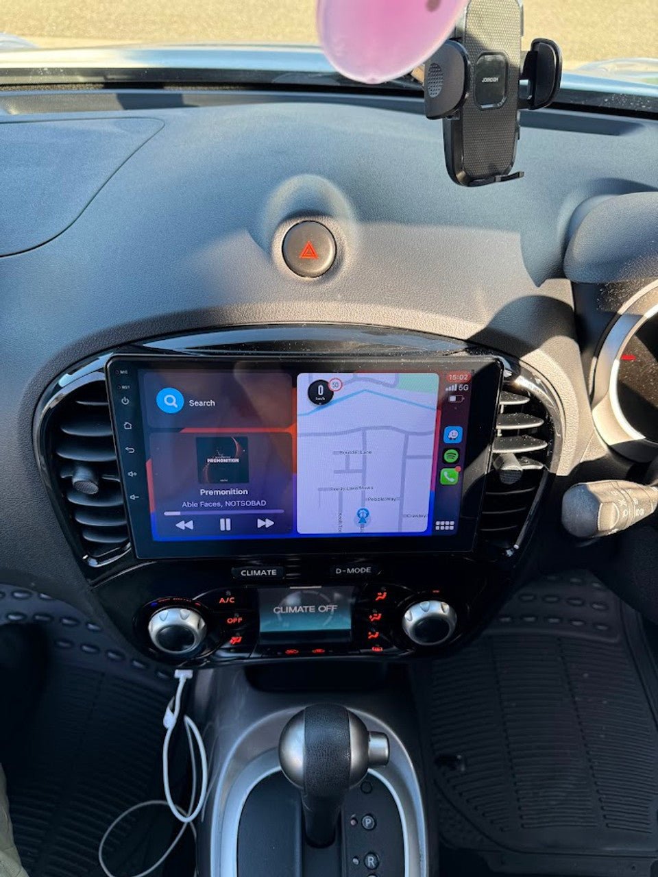Nissan Juke F15 13 - 19 Apple CarPlay Android Auto Infotainment System - EXTNIX