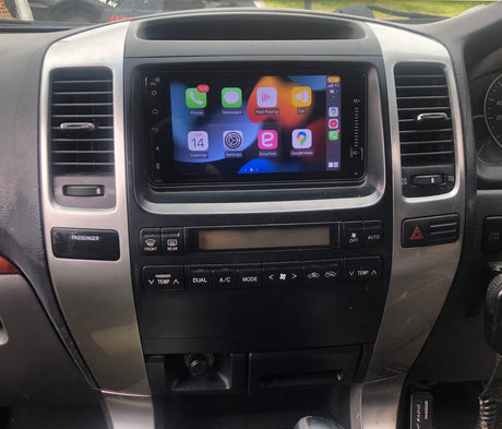 Premium Extnix Wireless Apple CarPlay Android Auto Infotainment System Headunit Upgrade for Toyota Prado 120 Series