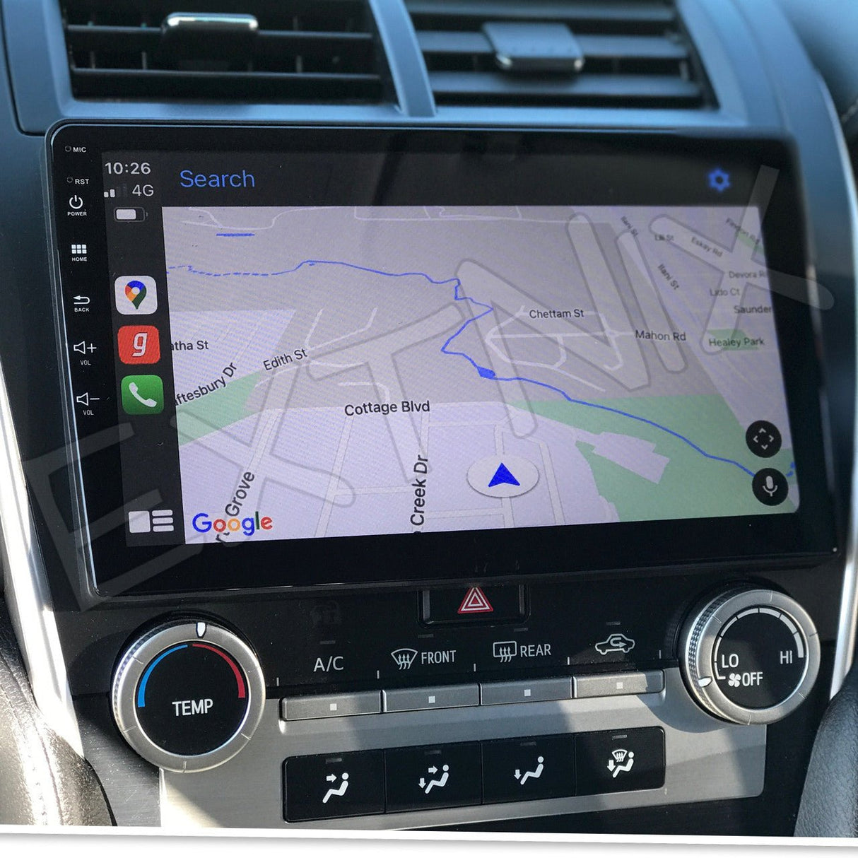 Extnix Wireless Apple Carplay Android Auto Infotainment System Upgrade for Toyota Camry 2012 - 2017 - EXTNIX