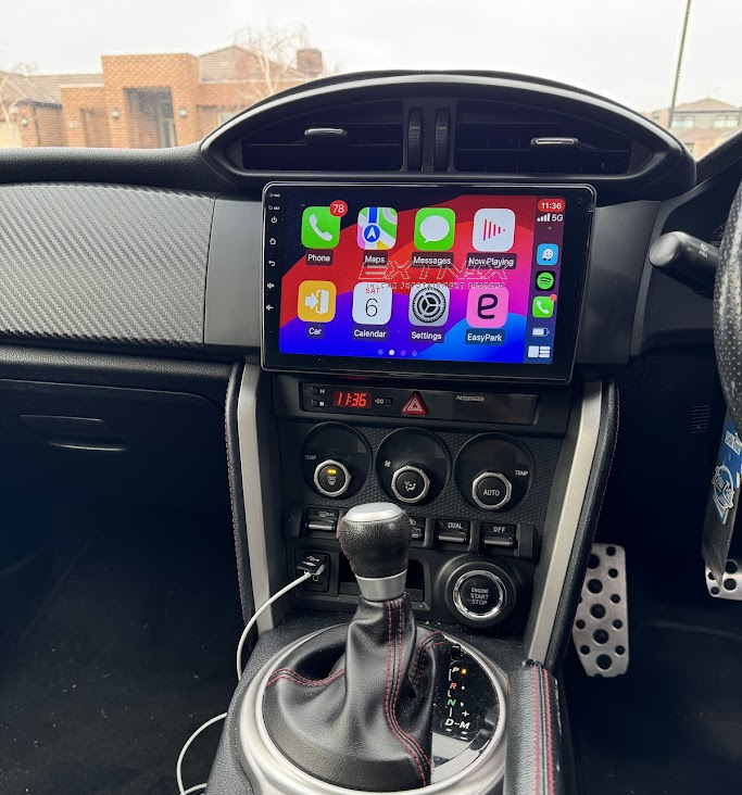 Extnix TOYOTA 86 Subaru BRZ Wireless Carplay Android Auto Infotainment System (E-TS86BRZ). Carplay mode