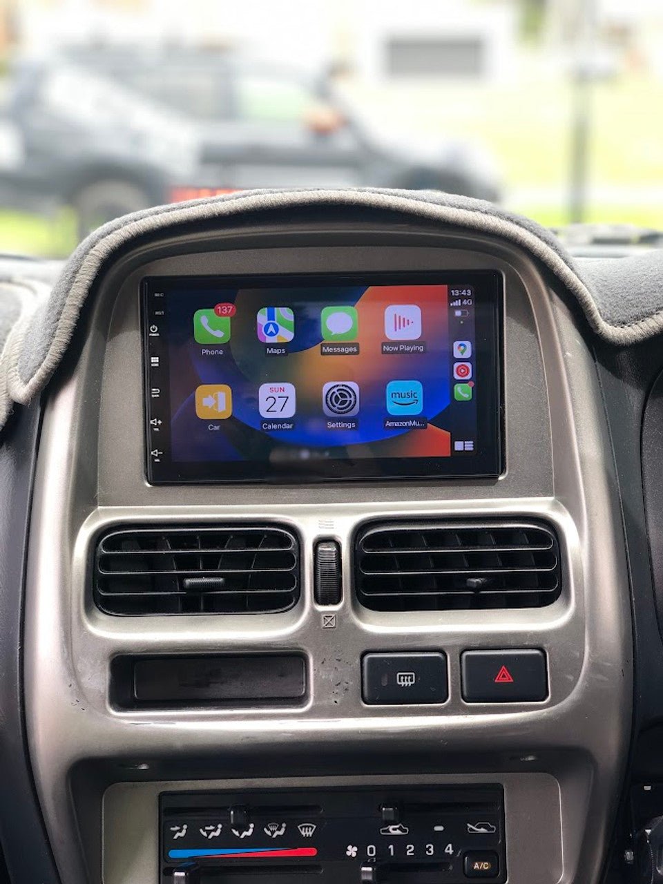 Universal 7" Double Din Wireless Apple CarPlay Android Auto Infotainment System Headunit Upgrade - EXTNIX