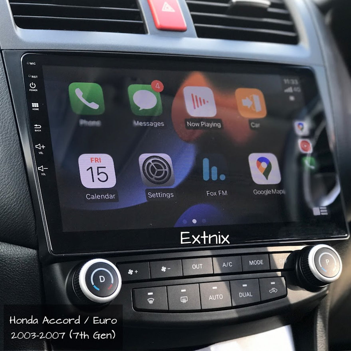Extnix Honda Accord 2003 - 2007 Android Infotainment System Wireless Carplay