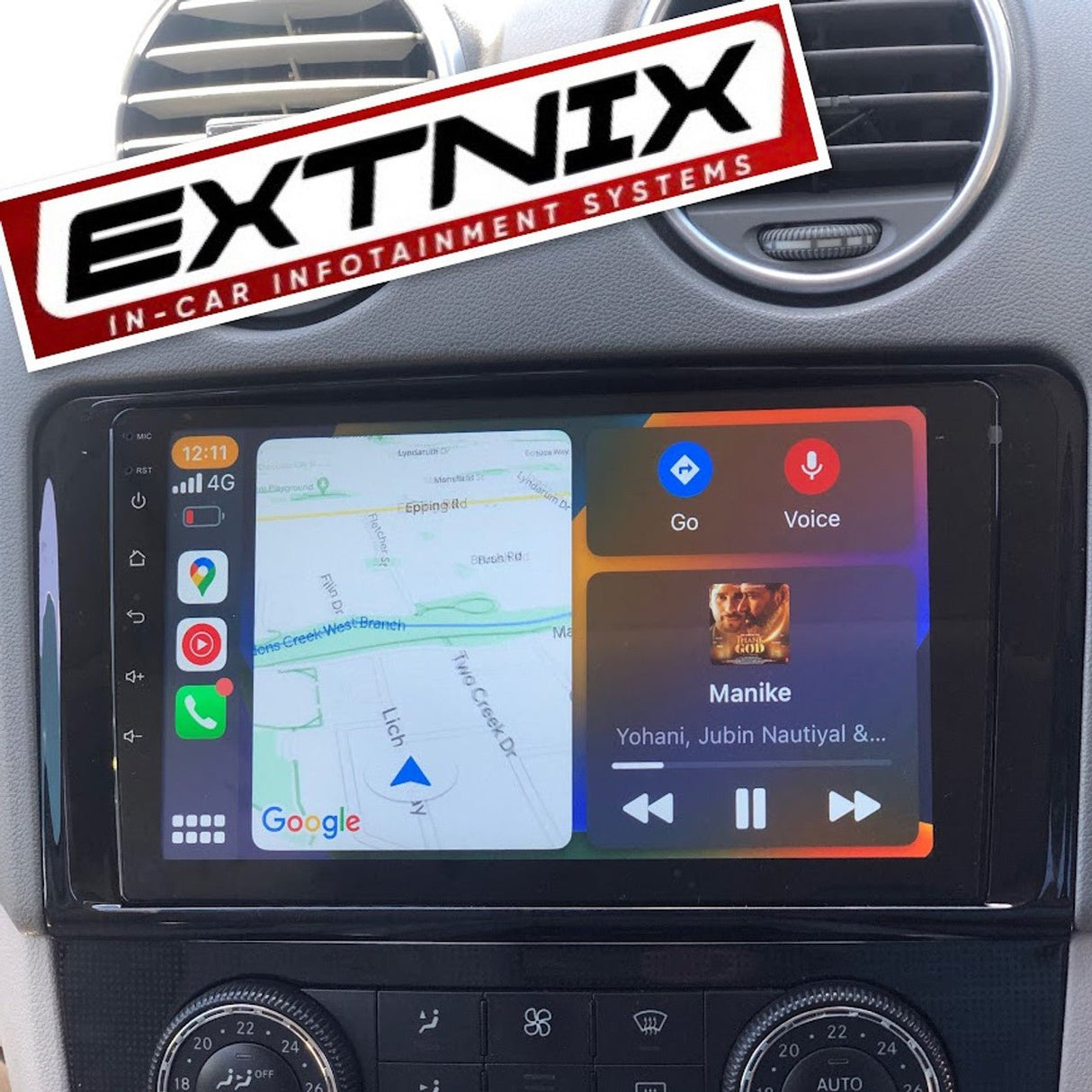 Mercedes - Benz Wireless Carplay Mercedes Benz ML Class W164 GL Class X164 Infotainment System Upgrade - EXTNIX