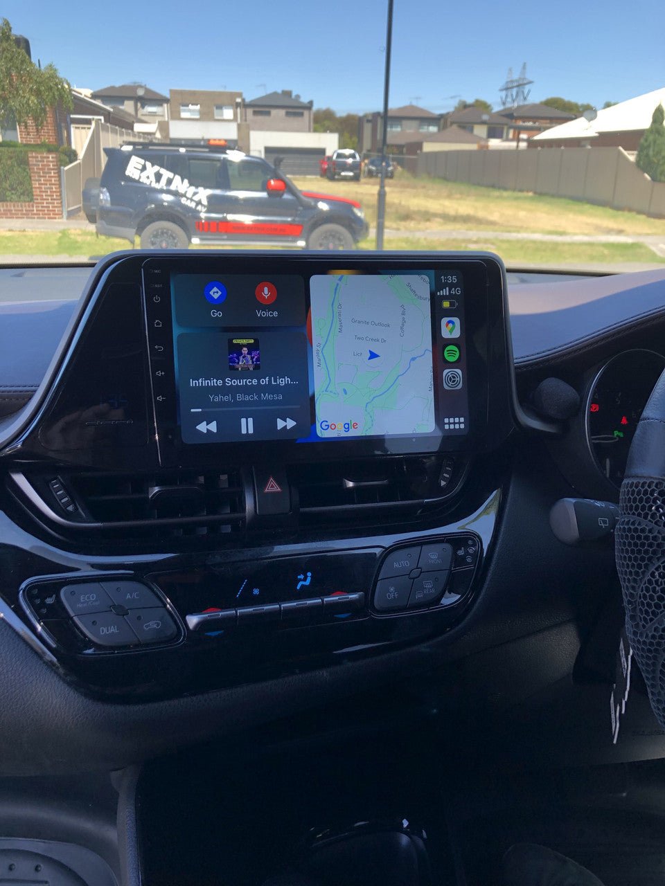 Wirless Apple Carplay Android Auto Head unit Upgrade Toyota CH - R CHR 2016 - 2019 - EXTNIX
