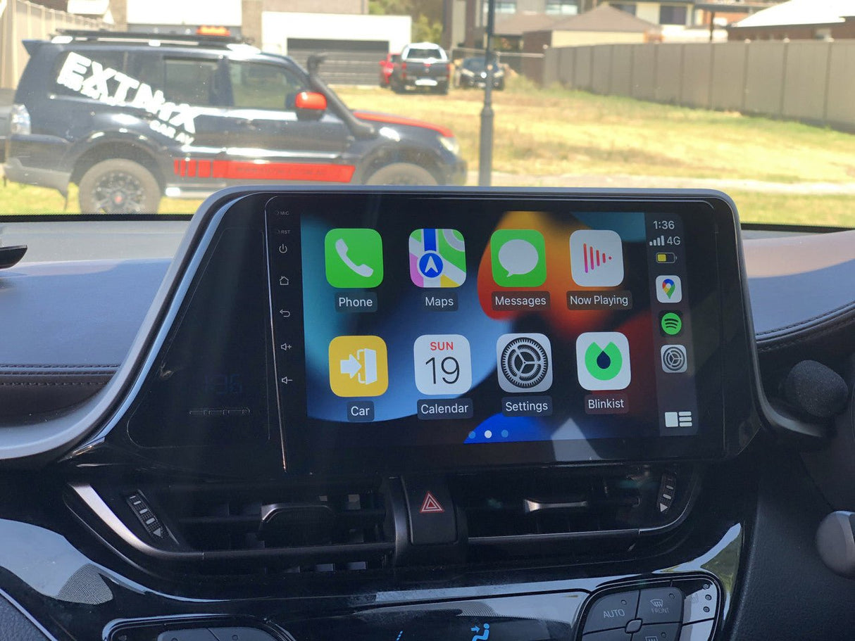 Wirless Apple Carplay Android Auto Head unit Upgrade Toyota CH - R CHR 2016 - 2019 - EXTNIX