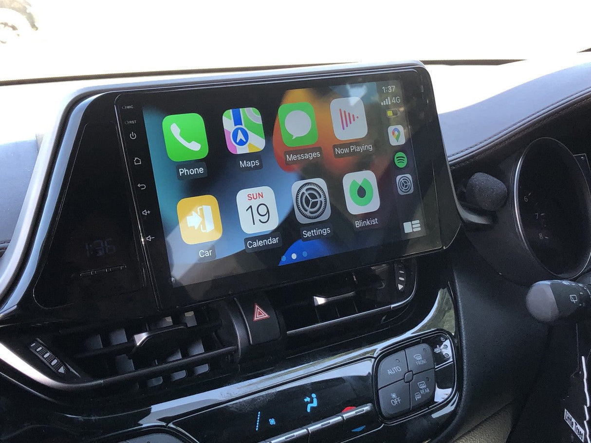 Wirless Apple Carplay Android Auto Head unit Upgrade Toyota CH - R CHR 2016 - 2019 - EXTNIX