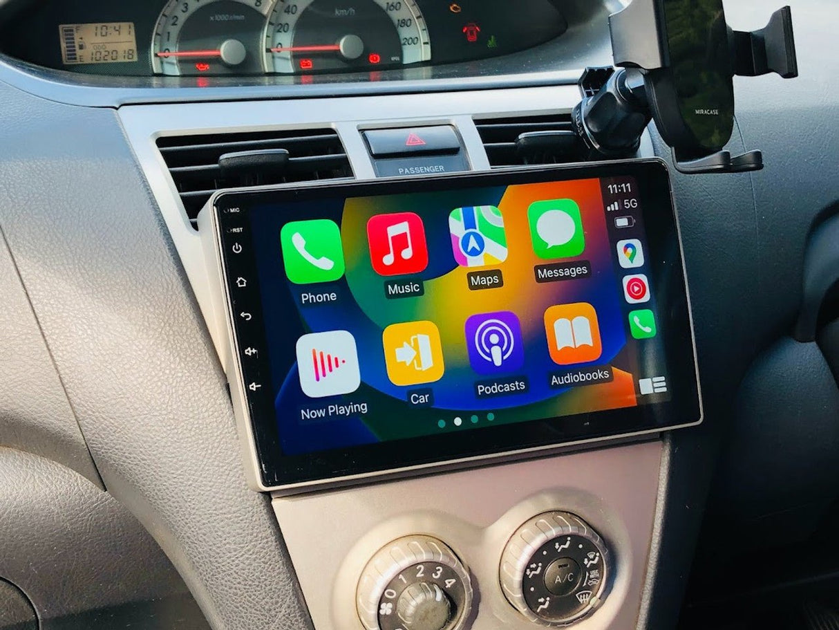 Premium Wireless Apple CarPlay & Android Auto Head unit upgrade for Toyota Yaris Vitz 2005 - 2011 Sedan - EXTNIX