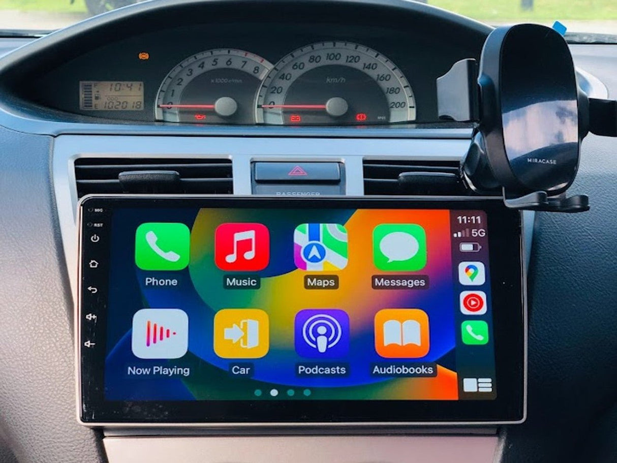 Premium Wireless Apple CarPlay & Android Auto Head unit upgrade for Toyota Yaris Vitz 2005 - 2011 Sedan - EXTNIX