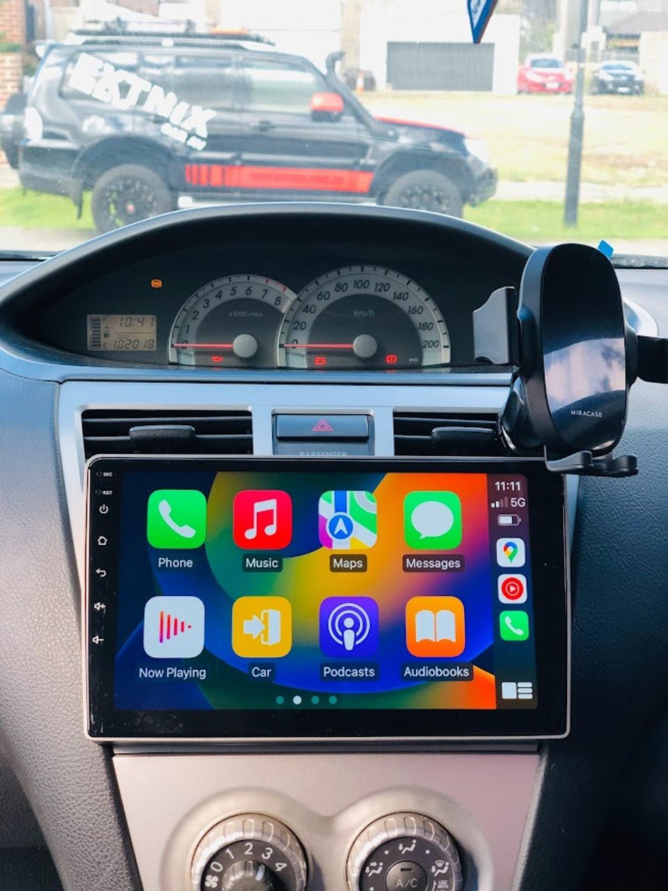Premium Wireless Apple CarPlay & Android Auto Head unit upgrade for Toyota Yaris Vitz 2005 - 2011 Sedan - EXTNIX