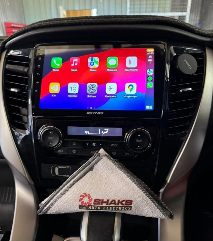 Mitsubishi Pajero Sports QE 2015 - 2019 Plug & Play Wireless Apple CarPlay & Android Auto Head Unit Upgrade Kit - EXTNIX